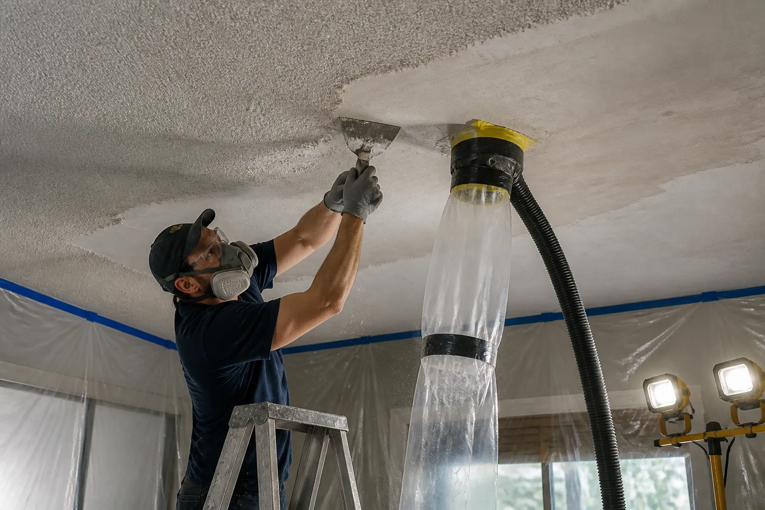 Popcorn Ceiling Removal