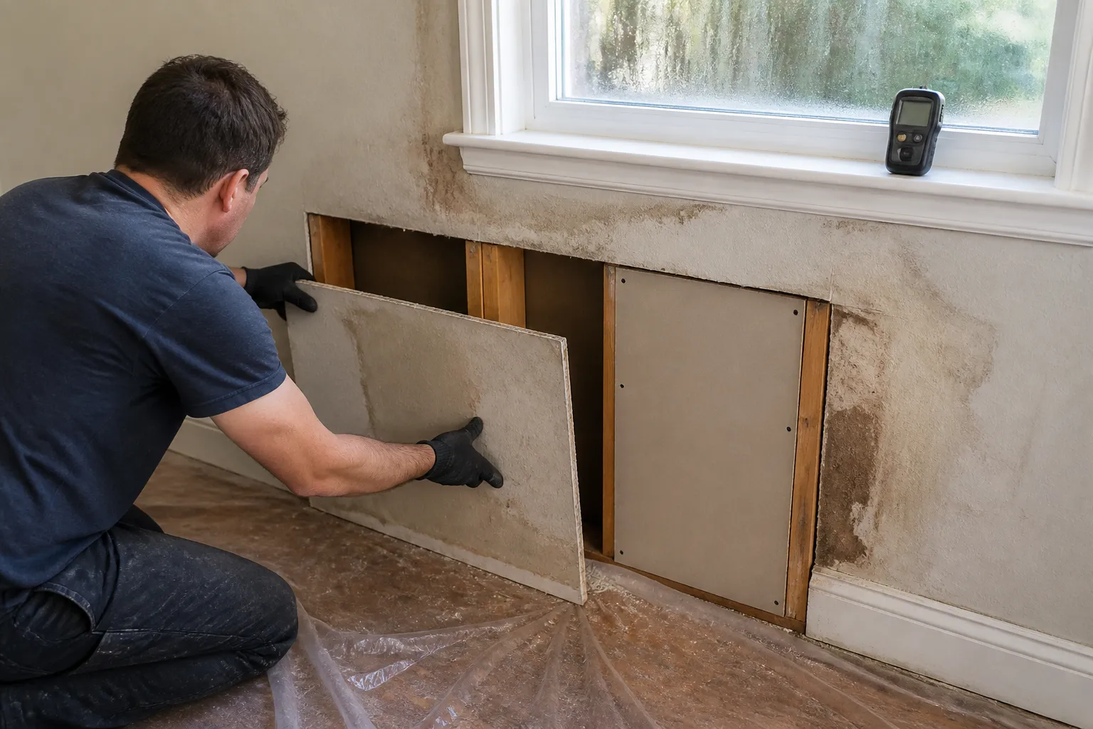 Water Damage Drywall Repair